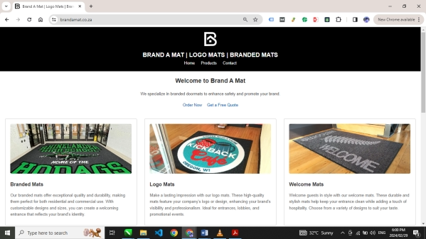 Brandamat Website Design